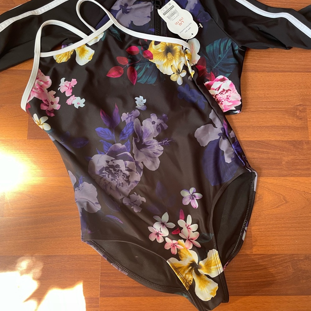 Vibrant Floral Swimsuit
